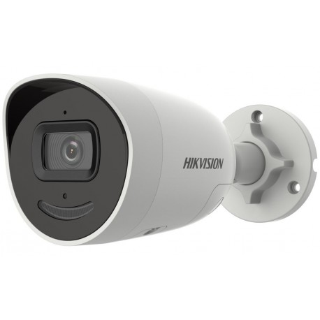 Hikvision DS-2CD2046G2-IU/SL(4mm)(C) - 4MPix IP Bullet AcuSense kamera； IR 40m, reproduktor, mikrofon, blikač