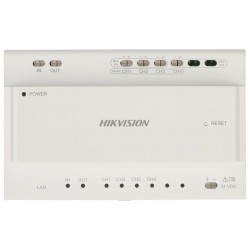 Hikvision DS-KAD704Y - Video/Audio distributor-injektor až pro 4 zařízení
