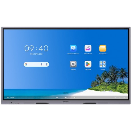 HIKVISION IFP 65"  4K, 8GB/128GB storage, 400 nit, 50 points, Android 14, USB, HDMI, Wifi ,BT,  EDLA