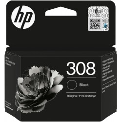 HP 308 Černá originální inkoustová kazeta