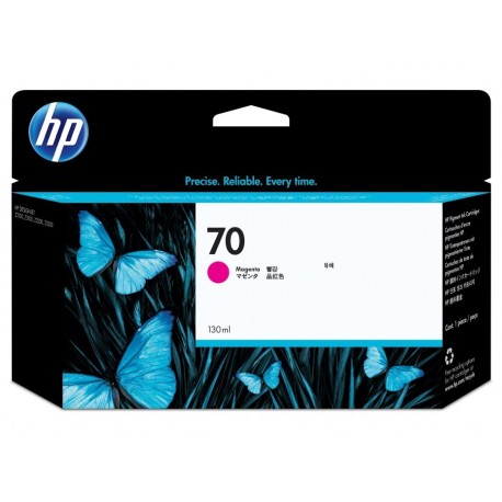 HP 70 Purpurová inkoustová kazeta DesignJet, 130 ml