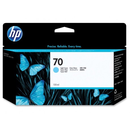 HP 70 světle azurová inkoustová kazeta, 130 ml