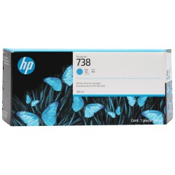 HP 738 - 300 ml - azurová - originální - DesignJet - inkoustová cartridge - pro DesignJet T950