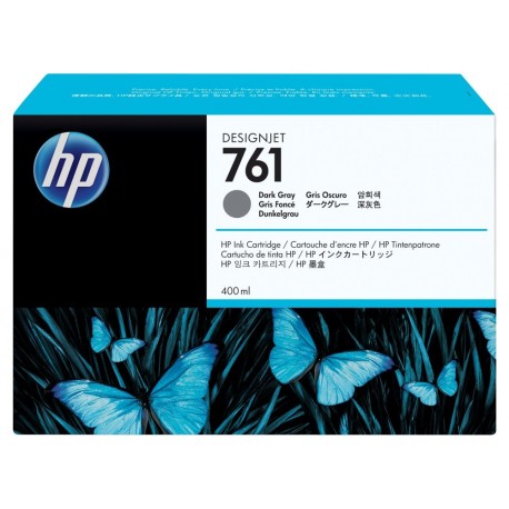 HP 761 tmavě šedá inkoustová kazeta DesignJet, 400 ml