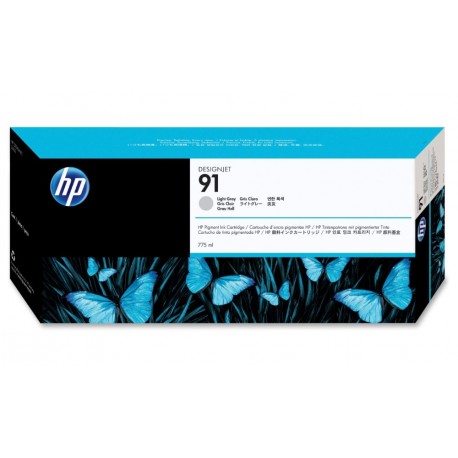 HP 91 světle šedá pigmentová inkoustová kazeta, 775 ml
