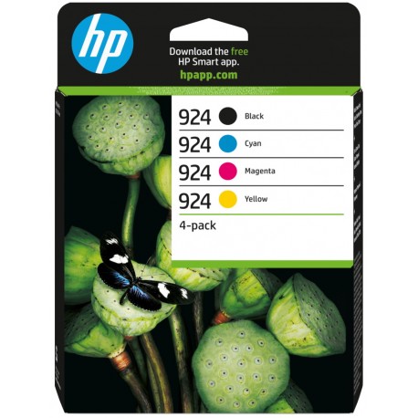 HP 924 CMYK originální inkoustová kazeta 4-pack