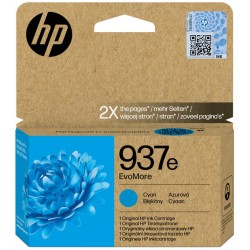 HP 937e Azurová EvoMore originální inkoustová kazeta