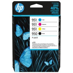 HP 950 Black / 951 CMY Original Ink Cartridge 4-Pack