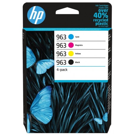HP 963 CMYK Original Ink Cartridge 4-Pack
