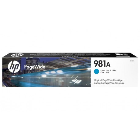 HP 981A Azurová originální kazeta PageWide