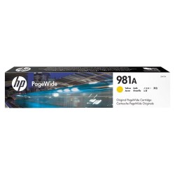 HP 981A Žlutá originální kazeta PageWide