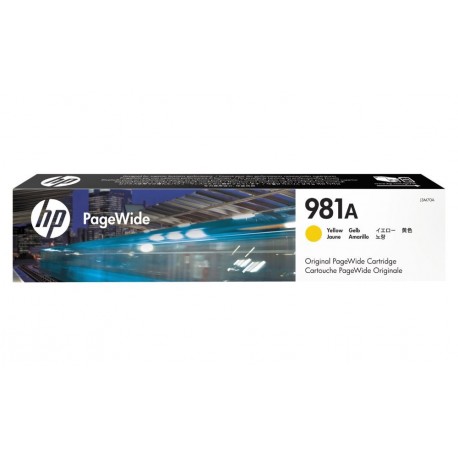 HP 981A Žlutá originální kazeta PageWide