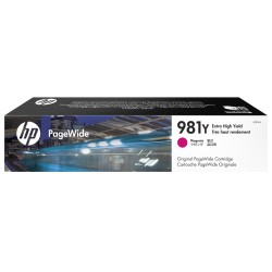 HP 981Y Purpurová originální kazeta PageWide s velmi vysokou výtěžností