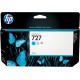 HP cartridge B3P19A (727) azurová pro DesignJet - 130ml