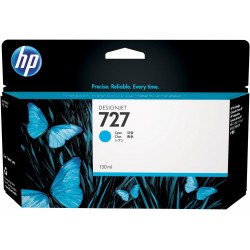HP cartridge B3P19A (727) azurová pro DesignJet - 130ml