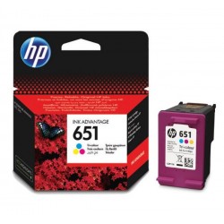 HP inkoustová kazeta 651 Tri-color C2P11AE originál