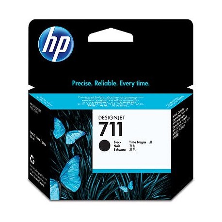 HP inkoustová kazeta 711 černá CZ133A originál