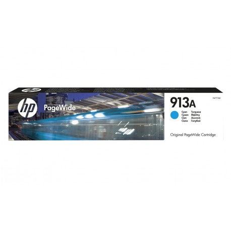 HP inkoustová kazeta 913A azurová F6T77AE originál