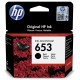 HP inkoustová náplň 653 černá