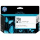 HP originální ink P2V65A, HP 730, matná černá, 130ml