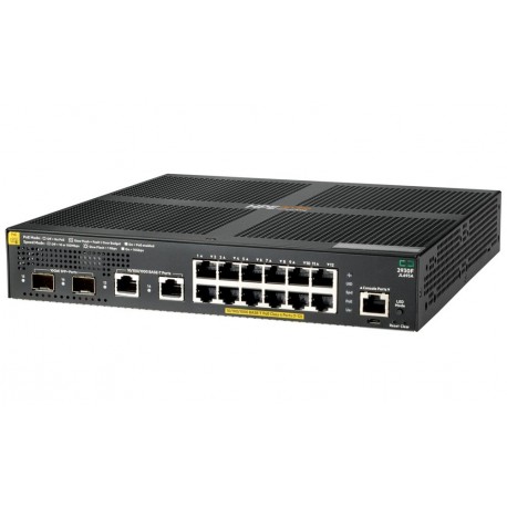HPE Aruba Networking 2930F 12G PoE+ 2G/2SFP+ Switch
