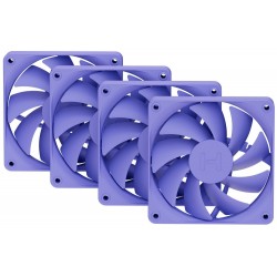 HYTE ventilátor 120mm PWM / barva Taro Milk / 1500rpm / 72CFM / ABS / 4-pin / sada 4x ventilátor