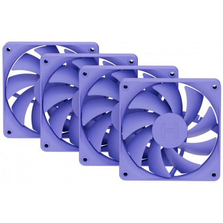 HYTE ventilátor 120mm PWM / barva Taro Milk / 1500rpm / 72CFM / ABS / 4-pin / sada 4x ventilátor