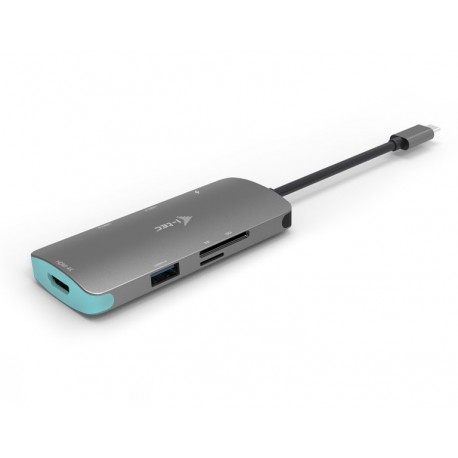 i-tec dokovací stanice USB-C Metal/ Nano Dock/ 4K UHD 3840×2160/ 3x USB 3.0/ HDMI + Power Delivery 60 W
