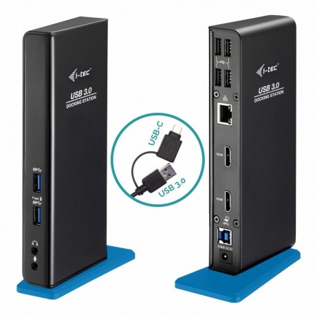 i-tec dokovací stanice USB 3.0/USB-C Dual HDMI/ 2x HDMI/ 2x USB 3.0/ 4x USB 2.0/ LAN