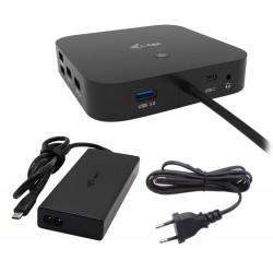 i-tec dokovací stanice/ 2x USB-C/ HDMI/ DP/ 3x USB 3.0/ 2x USB 2.0/ LAN/ PD 100W + univerzální nabíječka 112W