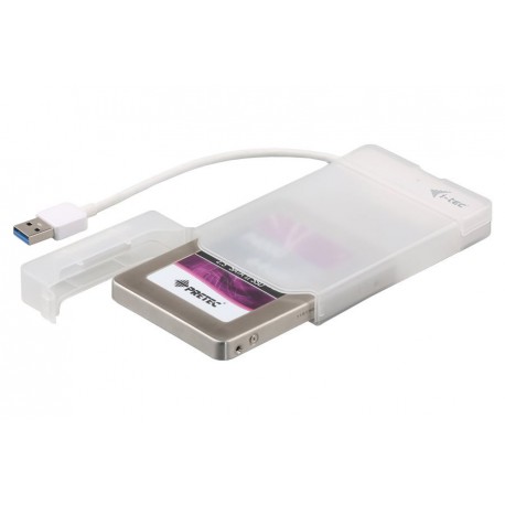 i-tec externí box pro HDD ADVANCE MySafe Easy/ 2,5" SATA/ SSD/ USB 3.0/ bílý