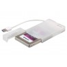 i-tec externí box pro HDD ADVANCE MySafe Easy/ 2,5" SATA/ SSD/ USB 3.0/ bílý