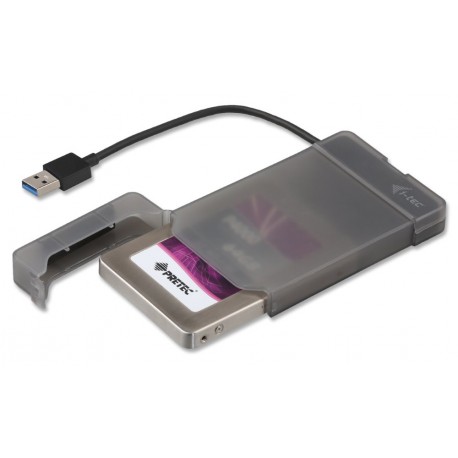 i-tec externí box pro HDD ADVANCE MySafe Easy/ 2,5" SATA/ SSD/ USB 3.0/ černý