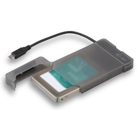i-tec externí box pro HDD MYSAFE Easy/ 2,5" SATA/ SSD/ USB 3.1 Type C Gen 2/ černý