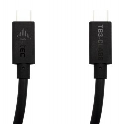 i-tec propojovací kabel Thunderbolt 3 – 40 Gbps, 100W Power Delivery, USB 3.1 (Type-C) Compatible, 1,5m