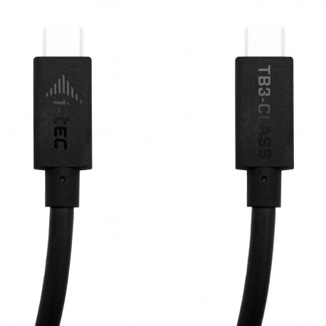 i-tec propojovací kabel Thunderbolt 3 – 40 Gbps, 100W Power Delivery, USB 3.1 (Type-C) Compatible, 1,5m