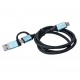i-tec propojovací kabel USB 3.1 (Type-C) na USB 3.1 (Type-C) s USB 3.0 adaptérem, 1m