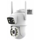 IMMAX NEO LITE SMART Security venkovní kamera DOUBLE, duální, 355° 90° P/T, Wi-Fi, 2x 2MP, ONVIF, TUYA