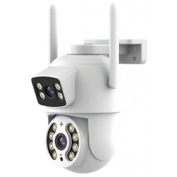 IMMAX NEO LITE SMART Security venkovní kamera DOUBLE, duální, 355° 90° P/T, Wi-Fi, 2x 2MP, ONVIF, TUYA