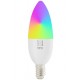 IMMAX NEO SMART žárovka LED E14, C37, 4,8W RGB+CCT, stmívatelná, Zigbee, TUYA