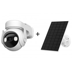 Imou kit IP kamera Cell PT kit lite + solární panel/ PTZ/ 3Mpix/ IP66/ ojb. 3,6mm/ H.265/ IR až 20 m/ CZ app