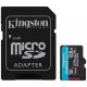 KINGSTON Canvas Go Plus Gen4 128GB microSDXC / C10 / UHS-I U3 V30 / up to  200MB/s / vč. adaptéru