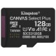 KINGSTON Canvas Select Plus Gen3 128GB microSDXC / A1 / up to  150MB/s  / bez adaptéru