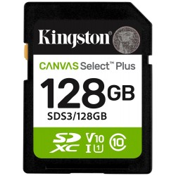 KINGSTON Canvas Select Plus Gen3 128GB SDXC / C10 / UHS-I U1 V10 / up to  150MB/s