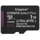 KINGSTON Canvas Select Plus Gen3 1TB microSDXC / A1 / up to  150MB/s  / bez adaptéru