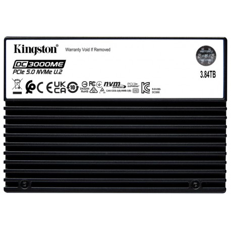 KINGSTON DataCenter DC3000ME 3,84TB SSD / U.2 PCIe 5.0 NVMe / Interní / TCG Opal Enterprise