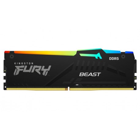 KINGSTON FURY Beast Black RGB 8GB DDR5 5600MT/s / CL40 / DIMM