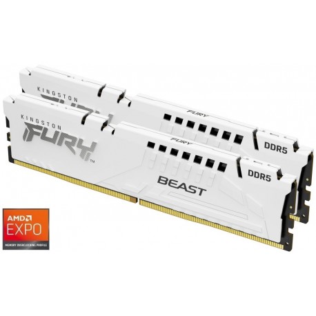 KINGSTON FURY Beast White EXPO 32GB DDR5 6800MT/s / CL34 / DIMM / Kit 2x 16GB
