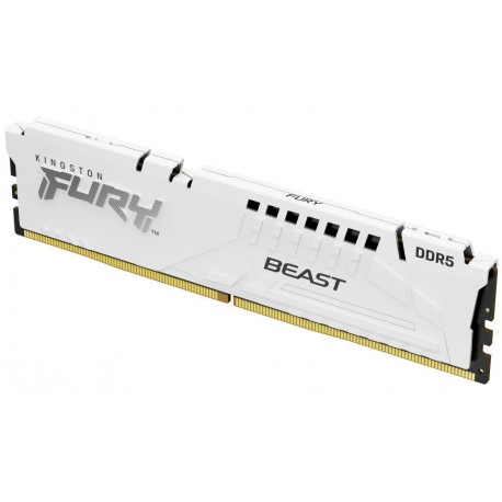 KINGSTON FURY Beast White XMP 16GB DDR5 6000MT/s / CL30 / DIMM