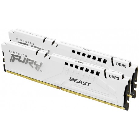 KINGSTON FURY Beast White XMP 32GB DDR5 5600MT/s / CL40 / DIMM / Kit 2x 16GB